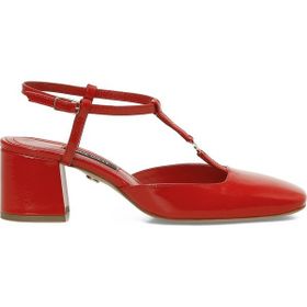 Nine West Rivasa 5FX Kırmızı Kadın Klasik Topuklu Ayakkabı