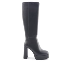 Nine West Sarre 3PR Siyah Kadın Topuklu Çizme