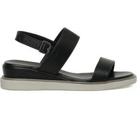 Nine West SEJU 3FX Siyah Kadın Dolgu Topuk Sandalet