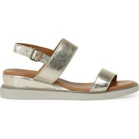 Nine West SEJU2 3FX Altın Kadın Dolgu Topuk Sandalet