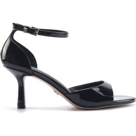 Nine West Tumpars 5FX Siyah Kadın Topuklu Sandalet