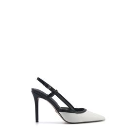 Nine West Tunya 5FX Beyaz Kadın Klasik Topuklu Ayakkabı