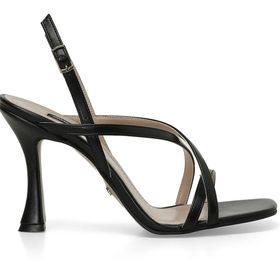 Nine West Usoa 4FX Siyah Kadın Topuklu Sandalet