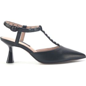 Nine West Vadine 3FX Siyah Kadın Topuklu Ayakkabı