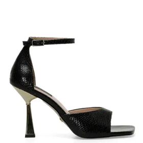 Nine West Vadoca 4FX Siyah Topuklu Kadın Sandalet