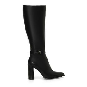 Nine West Vaira 4PR Siyah Kadın Topuklu Çizme