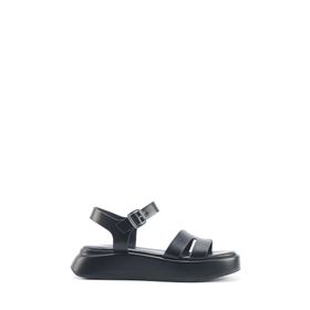 Nine West Velart 5FX Siyah Kadın Dolgu Topuk Sandalet