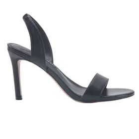 Nine West Voner 3FX Siyah Kadın Topuklu Sandalet