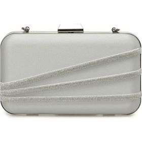 Nine West Wendy 4PR Gümüş Kadın Clutch Çanta
