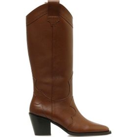 Nine West Wona 4PR Taba Kadın Topuklu Çizme