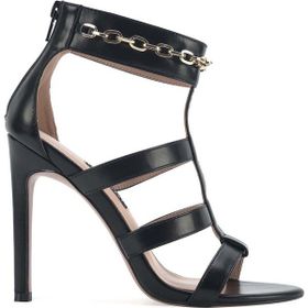 Nine West Zeinup 2PR Siyah Kadın Topuklu Sandalet