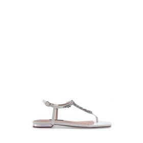 Nine West Zulen 3FX Beyaz Düz Kadın Sandalet