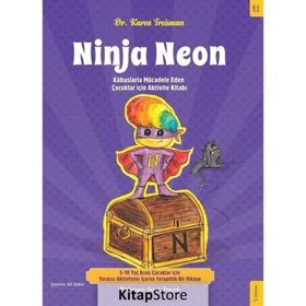 Ninja Neo Kabuslarla Mücadele Eden Çocuklar için Aktivite Kitabı - Karen Treisman - Sola Kidz
