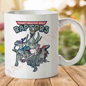 Ninja Turtles Trained Mesozoic Ninja Raptors Baskılı Kupa