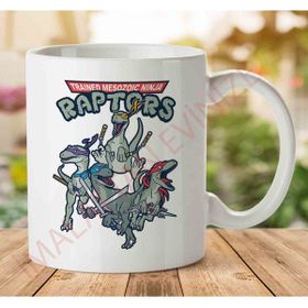 Ninja Turtles Trained Mesozoic Ninja Raptors Baskılı Kupa