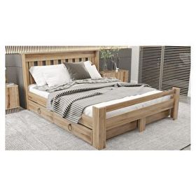 Ninnimo Arya Çift Kişilik 160x200 Yatak Uyumlu Çekmeceli Çırağan Karyola