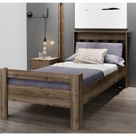 Ninnimo STY-2 Still Tek Kişilik Ceviz 100x200 cm Genç Karyola