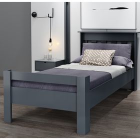 Ninnimo STY-4 Still Tek Kişilik Antrasit 100x200 cm Genç Karyola