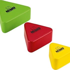 Nino 508MC Triangular Multi Color Wood Shaker