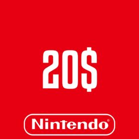 Nintendo 20 USD Hediye Kartı