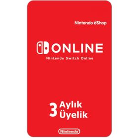 Nintendo Switch 3 Aylık Online Üyelik