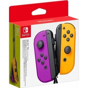 Nintendo Switch JoyCon Neon Purple Orange Controller Oyun Kolu