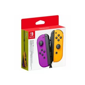 Nintendo Switch JoyCon Neon Purple Orange Controller Oyun Kolu