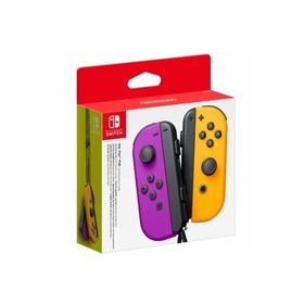 Nintendo Switch JoyCon Neon Purple Orange Controller Oyun Kolu