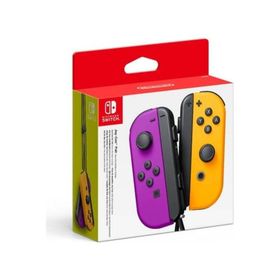 Nintendo Switch JoyCon Neon Purple Orange Controller Oyun Kolu