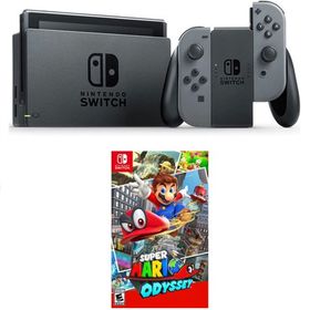 Nintendo Switch Lite Gri + Super Mario Odyssey