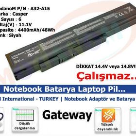 Nion Casper Nirvana A15H Uyumlu Notebook Bataryası