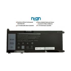 Nion Dell 7FHHV 07FHHV 1ggdk 01GGDK Notebook Bataryası