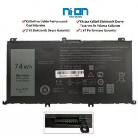 Nion Dell Inspiron 15-5537 Uyumlu Notebook Batarya