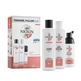Nioxin 4 Boyalı Saçlar Küçük Boy Dökülme Karşıtı Set