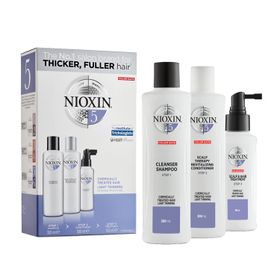 Nioxin 5 Kimyasal İşlem Görmüş Saç Büyük Boy Dökülme Karşıtı Set
