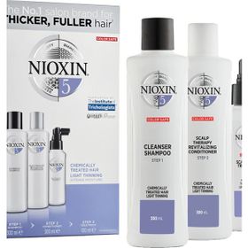 Nioxin 5 Set Kimyasal İşlem Görmüş 300 ml Dökülme Karşıtı