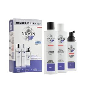 Nioxin 6 Yoğun Kimyasal İşlem Görmüş Saç Büyük Boy Dökülme Karşıtı Set
