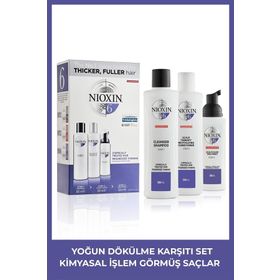 Nioxin Kimyasal İşlem Görmüş 300 ml 6 Yoğun Dökülme Karşıtı Set
