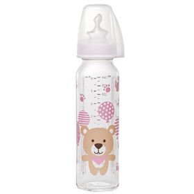 Nip 250 ml Anti-Kolik Cam Kız Biberon