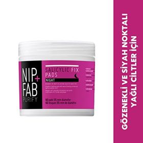 Nip+Fab Salisilik Asit Gece 80 Adet Yüz Temizleme Pedi