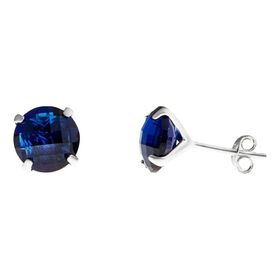 Nipora Night Blue Zirkon Taşlı 925 Ayar Gümüş Kadın Küpe