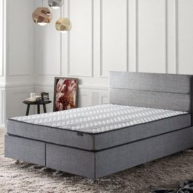 Niron 120x200 cm Silver Bir Buçuk Kişilik Yatak Takımı Yatak Baza Başlık Seti