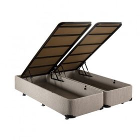 Niron 140x190 CM Çift Kişilik Sandıklı Klasik Kumaş Baza
