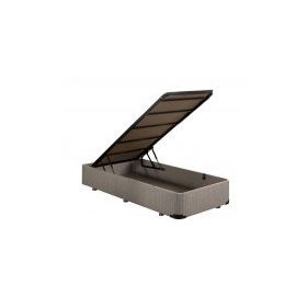 Niron 90x200 CM Tek Kişilik Sandıklı Klasik Kumaş Baza