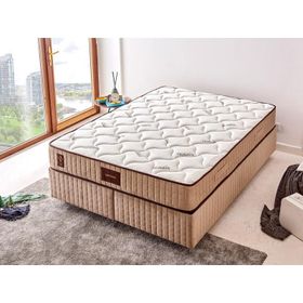 Niron Bamboo Yatak 80x180 Tek Kişilik Doğal Bambu Kumaş Tam Ortop Yatak