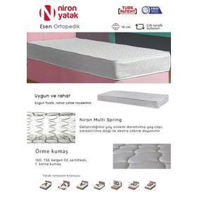 Niron Esen Ortopedik 180x200 CM Yatak