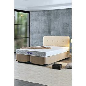 Niron Luna 150x200 cm Çift Kişilik Ortopedik Yatak Seti Sağlamlaştırılmış Baza