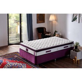 Niron Purple 120x200 CM Full Ortopedik Yaylı Tek Kişilik Pedli Yatak