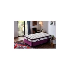Niron Purple 120x200 Tek Kişilik Pedli Yatak Full Ortopedik Yaylı Yatak