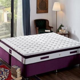 Niron Purple 150X200 Çift Kişilik Pedli Yaylı Yatak